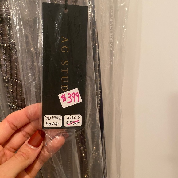 NEWBridesmaid/ MOH/ m of the bride beaded navy - Picture 4 of 8